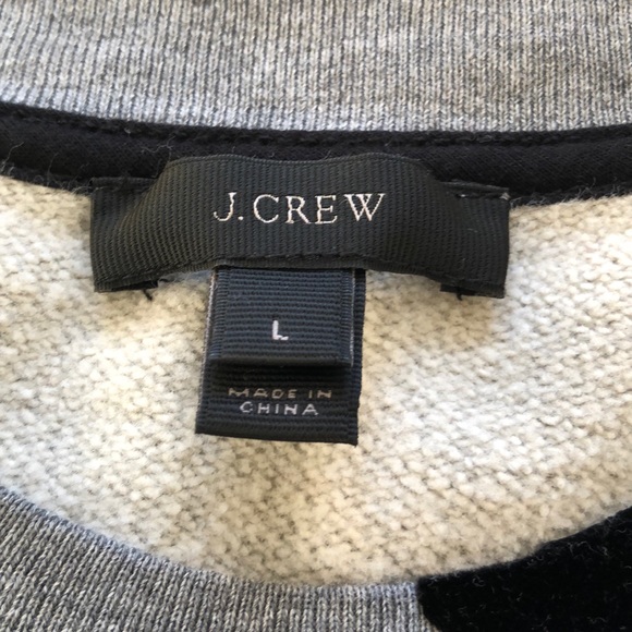 J CREW Embroidered flower sweatshirt, NWT - Picture 7 of 9